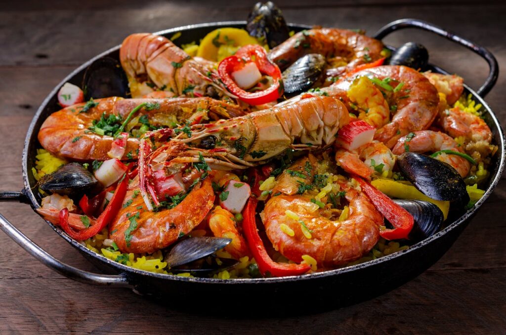 comida espanhola - Paella