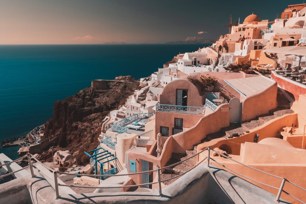 Oia em Santorini